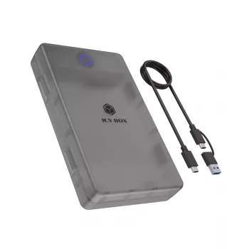 ICY BOX Spade Base 388 Enclosure for 2.5 inch/3.5 inch SATA SSD/HDD