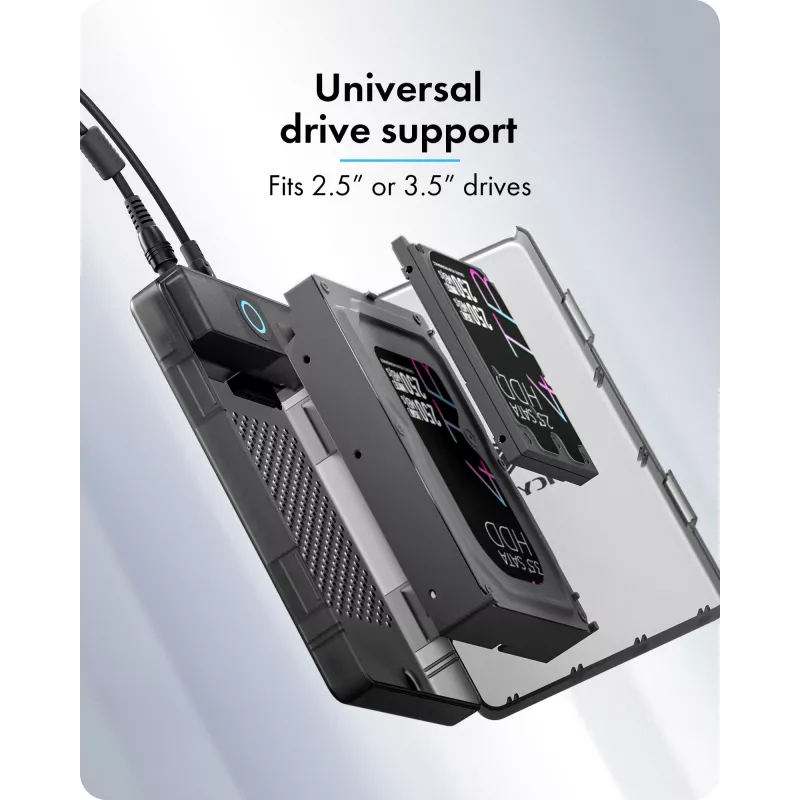ICY BOX Spade Base 388 Enclosure for 2.5 inch/3.5 inch SATA SSD/HDD