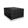 ICY BOX IB-573SSK-12G 8.89 cm (3.5 inch) Backplane Black