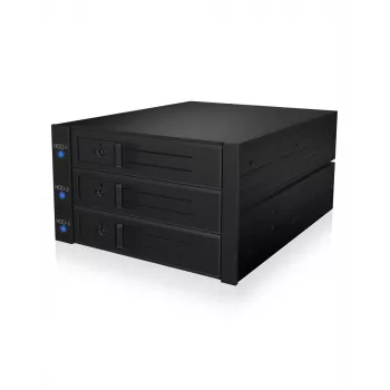 ICY BOX IB-573SSK-12G 8.89 cm (3.5 inch) Backplane Black