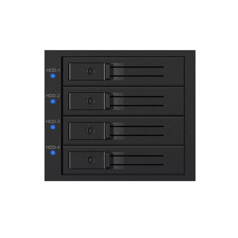 ICY BOX IB-574SSK-12G 8.89 cm (3.5 inch) Backplane Black