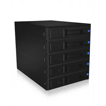 ICY BOX IB-575SSK-12G 8.89 cm (3.5 inch) Backplane Black
