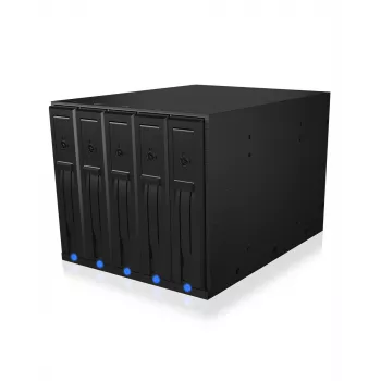 ICY BOX IB-575SSK-12G 8.89 cm (3.5 inch) Backplane Black