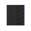 ICY BOX IB-575SSK-12G 8.89 cm (3.5 inch) Backplane Black