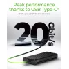 ICY BOX IB-1917M-C32 SSD enclosure Black M.2 USB powered