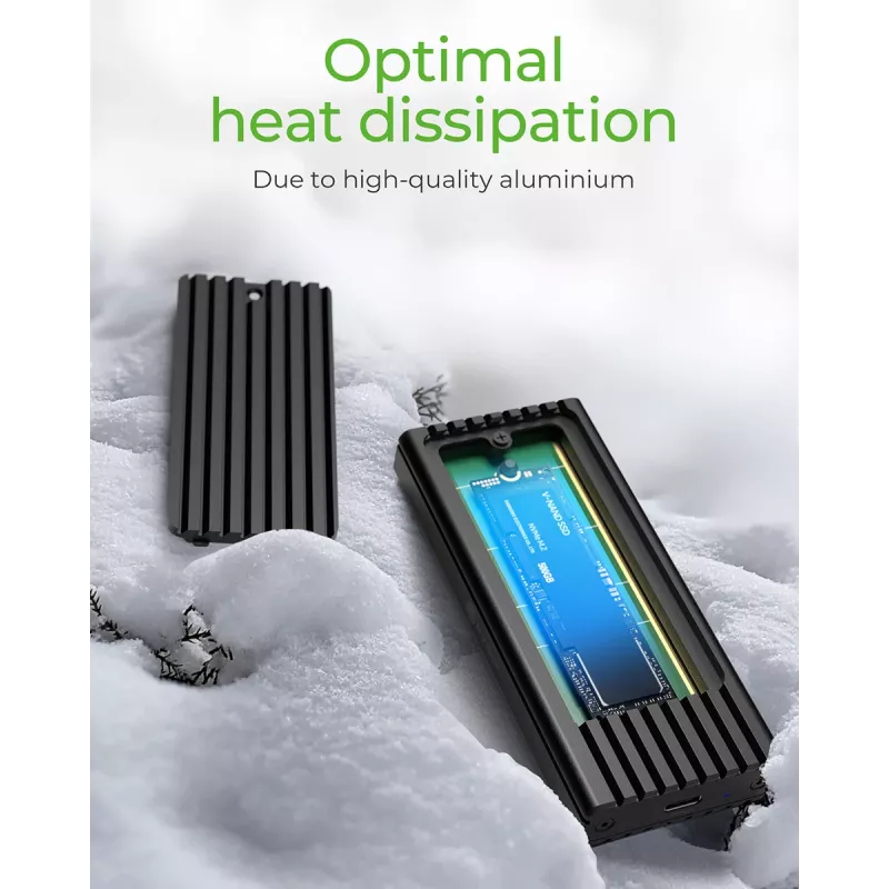 ICY BOX IB-1917M-C32 SSD enclosure Black M.2 USB powered