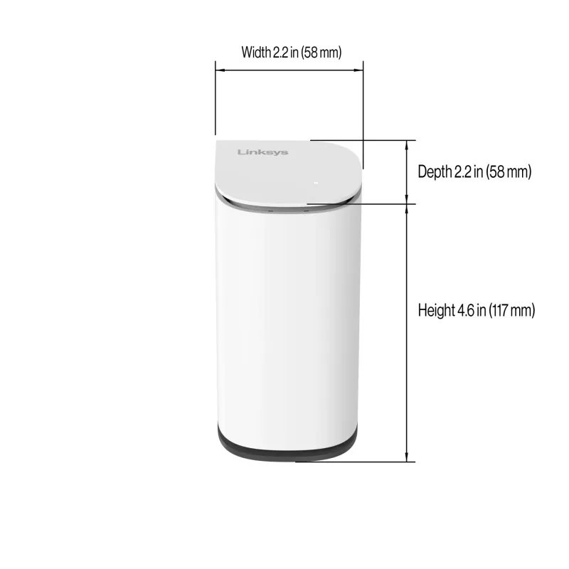Linksys Velop Micro 6 Mesh System – Dual-Band WiFi 6 AX3000 (2-pack)