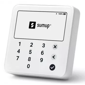 SumUp Solo Lite smart card reader Battery Bluetooth White