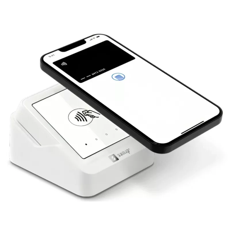 SumUp Solo smart card reader Battery Wi-Fi White