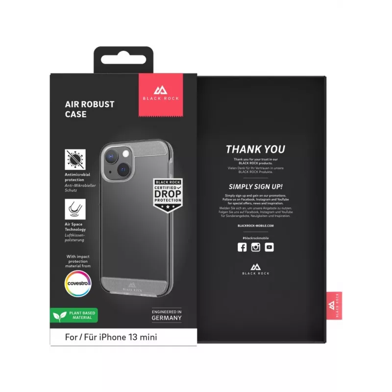 Hama Air Robust mobile phone case 13.7 cm (5.4 inch) Cover Transparent