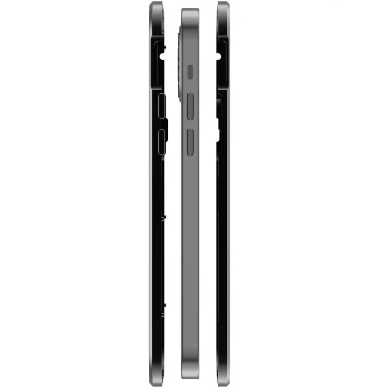 Hama 360° Glass mobile phone case 15.5 cm (6.1 inch) Cover Black, Transparent