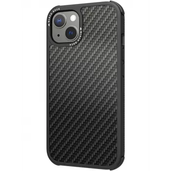 Hama Robust Real Carbon mobile phone case 15.5 cm (6.1 inch) Cover Black