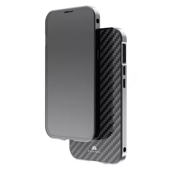 Hama 360° Glass mobile phone case 15.5 cm (6.1 inch) Cover Black, Transparent