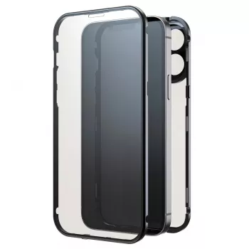 Hama 360° Glass mobile phone case Cover Black for iPhone 15 Pro Max 6.7 inch