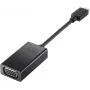 HP USB-C to VGA Adapter, Black, China, Windows 10, Windows 11, ChromeOS, Business, 0 - 40 °C