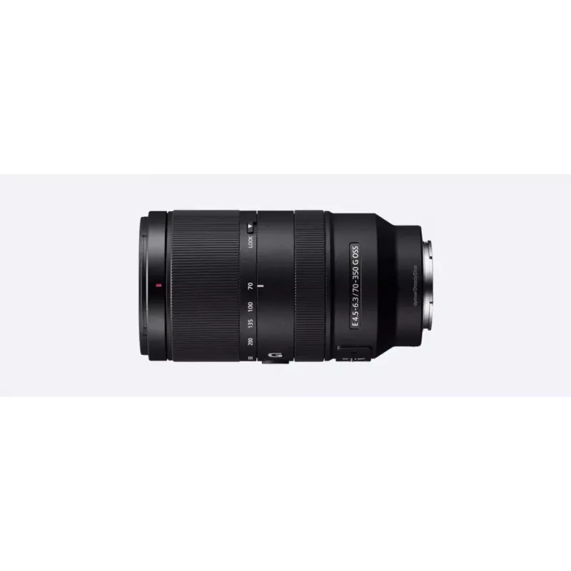 Sony E 70-350 mm F4.5-6.3 G OSS Camera Lenses, Black