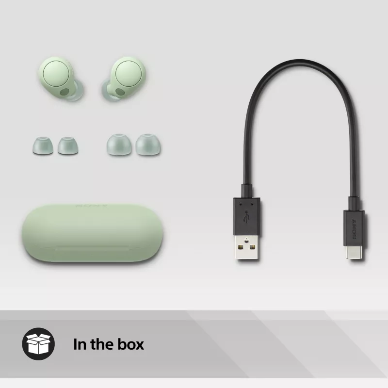 Sony WF-C700N Headset True Wireless Stereo (TWS) In-ear Calls/Music Bluetooth Green
