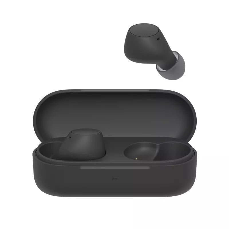 Headset Sony WF-C510 in-ear true wireless earbuds, Bluetooth 5.3, IPX4, 6 mm drivers, 22 h battery (with case) — Black