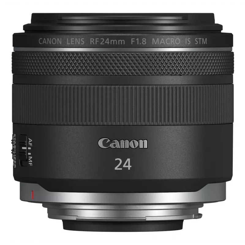 Canon Wide-Angle RF 24 mm F1.8 Macro IS STM Camera Lenses, Black