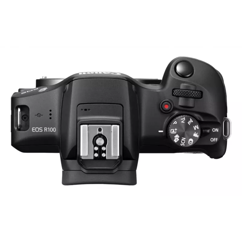 Mirrorless camera body Canon EOS R100, 24.1 MP CMOS, 6000×4000, 4K, black
