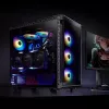 PC Case XPG BATTLECRUISER Midi Tower Black