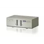 ATEN 2-Port USB VGA KVM with Audio (KVM Cables included), 2048 x 1536 pixels, QXGA, 0.142 W, Grey