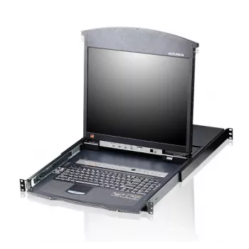 ATEN KL1508AN rack console 48.3 cm (19 inch) Black 1U