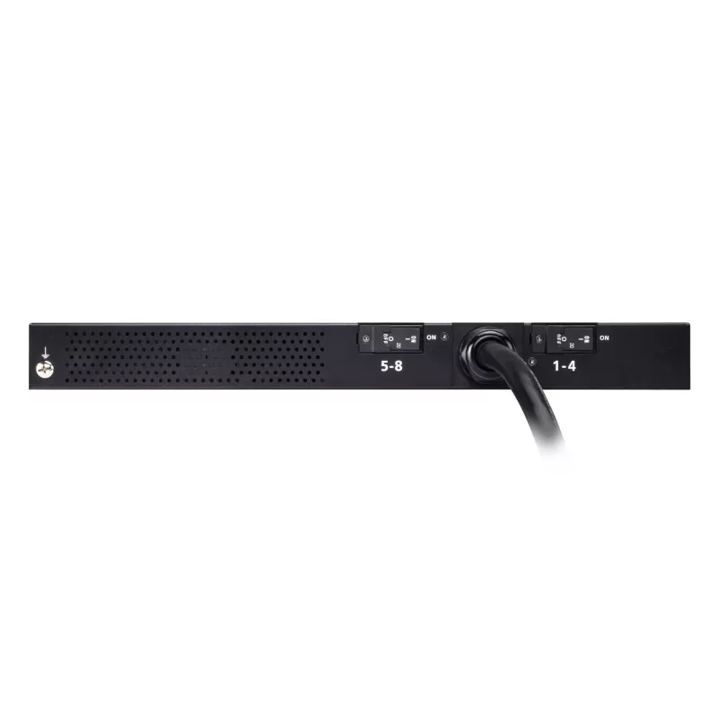 ATEN 32A 8-Outlet 1U Metered eco PDU, Metered, 1U, Black, LCD, 8 AC outlet(s), C13 coupler, C19 coupler