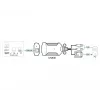 ATEN USB VGA KVM over IP Mini, 1920 x 1200 pixels, Ethernet LAN, 3.47 W, Black, Purple
