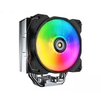 Air cooler Cougar Forza 50 ARGB — airflow 143.53 m³/h, max air pressure 4.24 mmH2O, HDB bearing, black