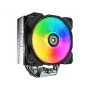 Air cooler Cougar Forza 50 ARGB — airflow 143.53 m³/h, max air pressure 4.24 mmH2O, HDB bearing, black
