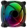 Aerocool ASTRO12 PC Fan 12cm LED RGB Antivibration 6 Pins Black