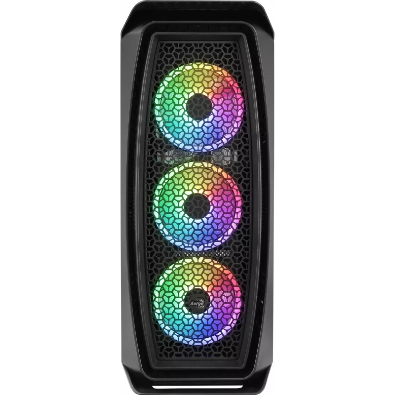 Aerocool Aero One Duo ATX PC Case 4x ARGB Fans 12cm + Front Mesh