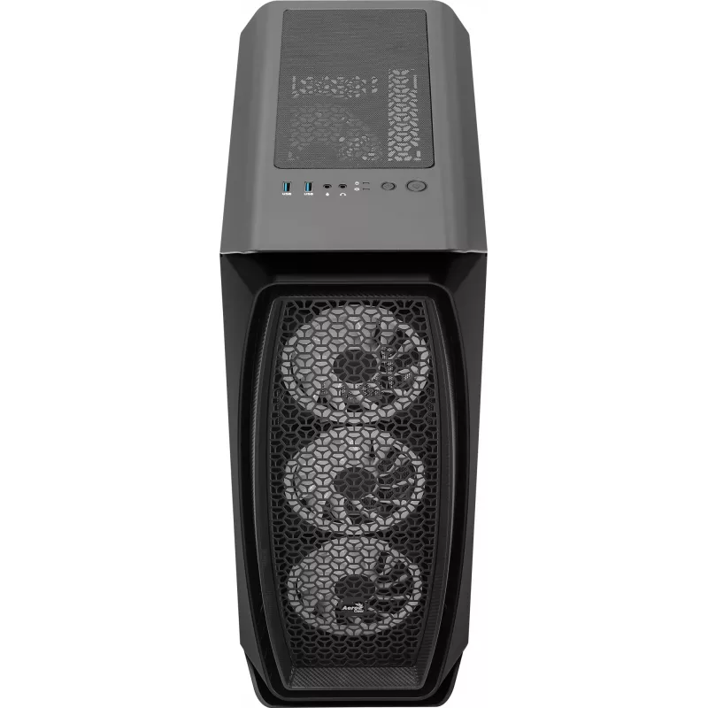 Aerocool Aero One Duo ATX PC Case 4x ARGB Fans 12cm + Front Mesh