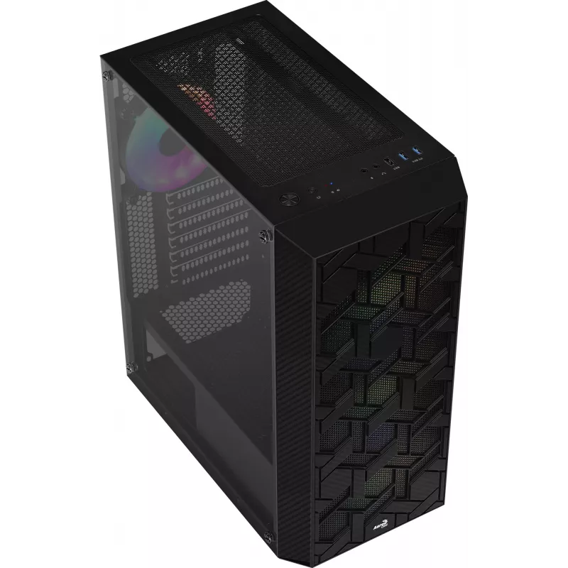 Aerocool Hive FRGB Midi Tower Black