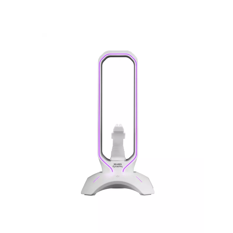 Headphone holder Mars Gaming MHHPROW White 456 g