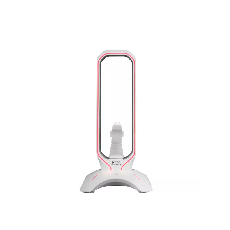 Headphone holder Mars Gaming MHHPROW White 456 g
