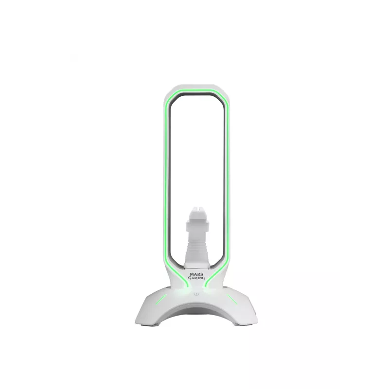 Headphone holder Mars Gaming MHHPROW White 456 g