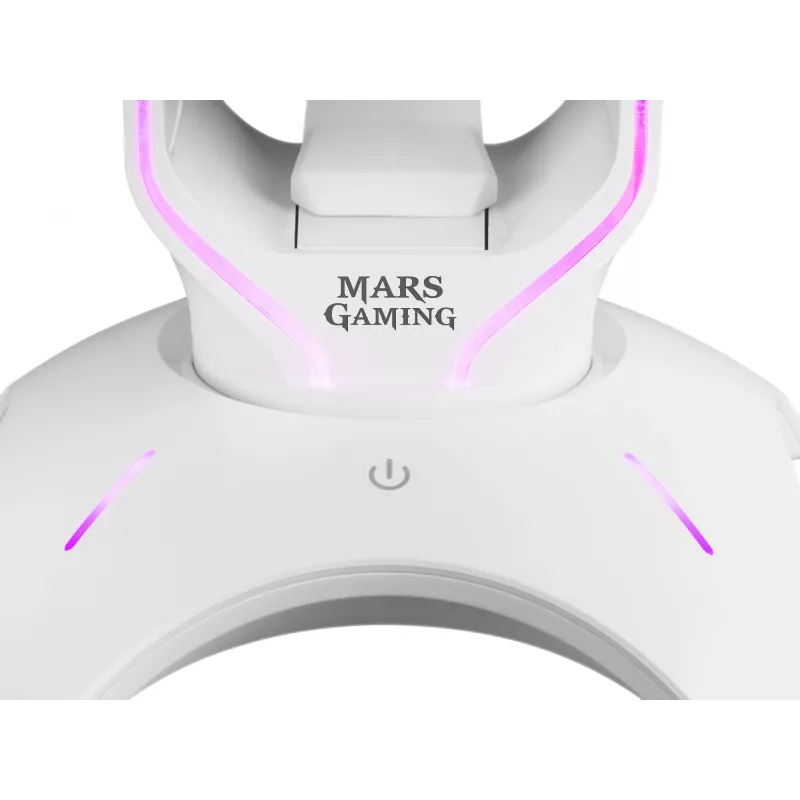 Headphone holder Mars Gaming MHHPROW White 456 g