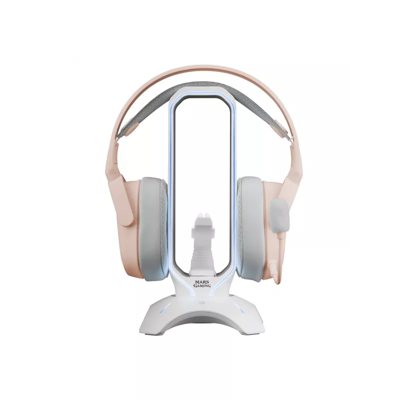 Headphone holder Mars Gaming MHHPROW White 456 g
