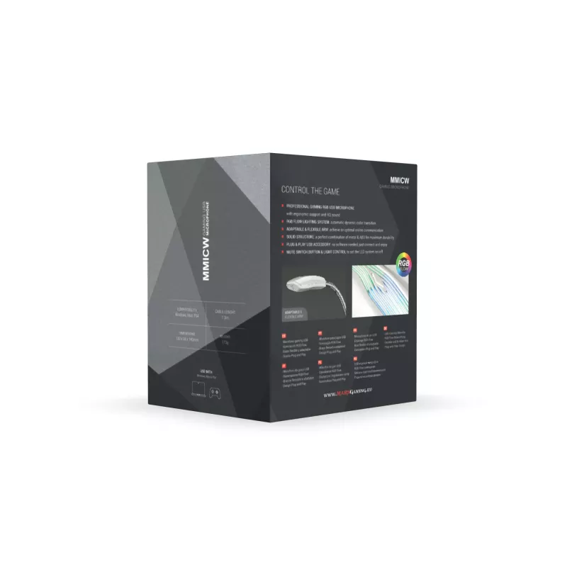 Mars Gaming MMICW microphone White Table microphone