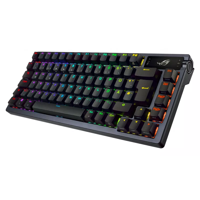 ASUS ROG AZOTH Keyboard Gaming USB RF Wireless Bluetooth Black 75% (Nordic kbd)