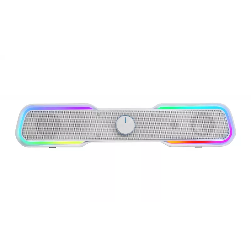 Mars Gaming MSBX, White Speaker Soundbar 10W, 10 W, 10 W, White, Wired & Wireless, 435 mm, 85 mm