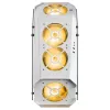 Mars Gaming MC51W White PC Gaming ATX Double Tempered Glass Case 5x RGB 12cm Fan