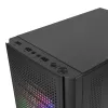 Mars Gaming MC300 Micro ATX Tempered Glass PC Case 3xFRGB Fan Black