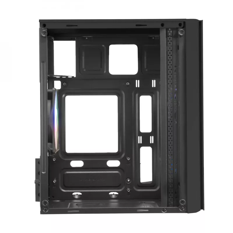 Mars Gaming MC300 Micro ATX Tempered Glass PC Case 3xFRGB Fan Black