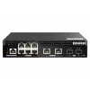 QNAP QSW-M2106PR-2S2T network switch Managed L2 10G Ethernet (100/1000/10000) Power over Ethernet (PoE) 1U Black
