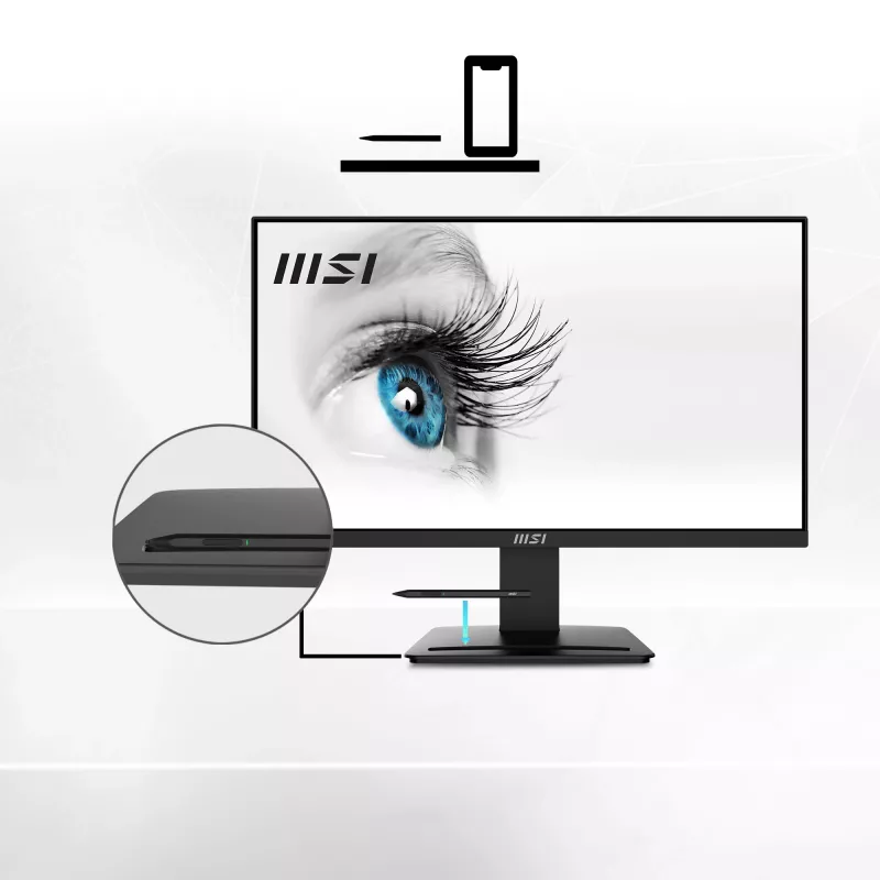 MSI Pro MP2412 computer monitor 60.5 cm (23.8 inch) 1920 x 1080 pixels Full HD LCD Black