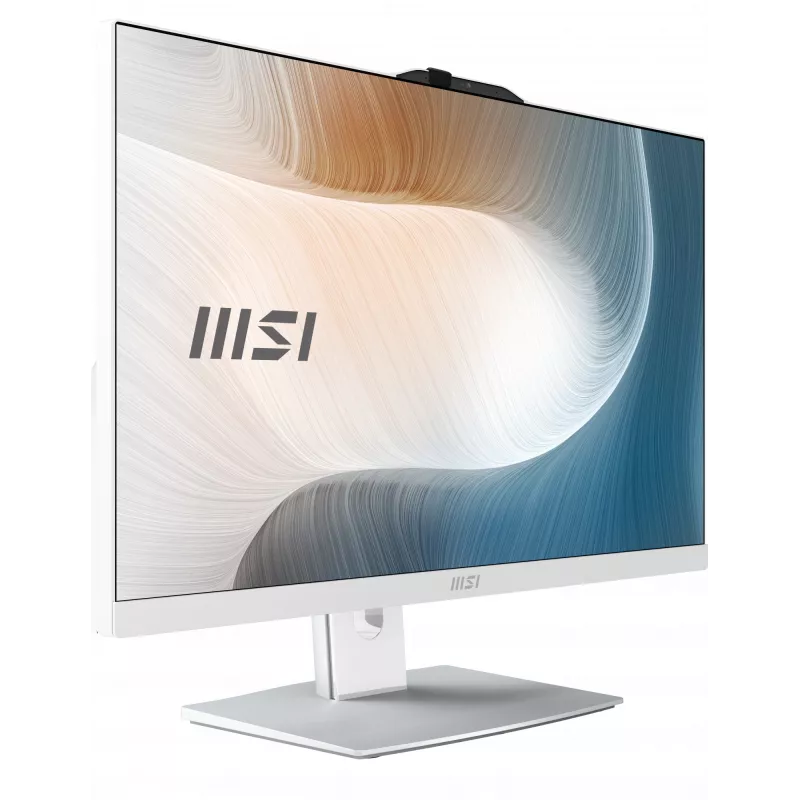 MSI Modern AM242P 1M-1224EU All-in-One PC/workstation Intel Core 5 120U 60.5 cm (23.8 inch) 1920 x 1080 pixels 8 GB DDR5-SDRAM 512 GB SSD Windows 11 Pro Wi-Fi 6E (802.11ax) White