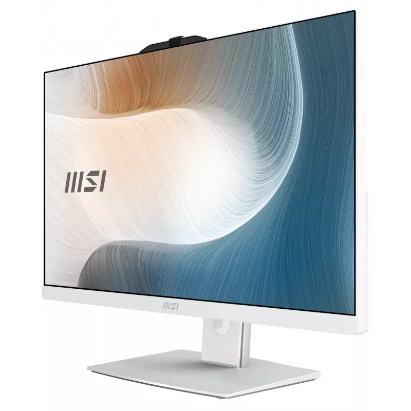 MSI Modern AM242P 1M-1224EU All-in-One PC/workstation Intel Core 5 120U 60.5 cm (23.8 inch) 1920 x 1080 pixels 8 GB DDR5-SDRAM 512 GB SSD Windows 11 Pro Wi-Fi 6E (802.11ax) White